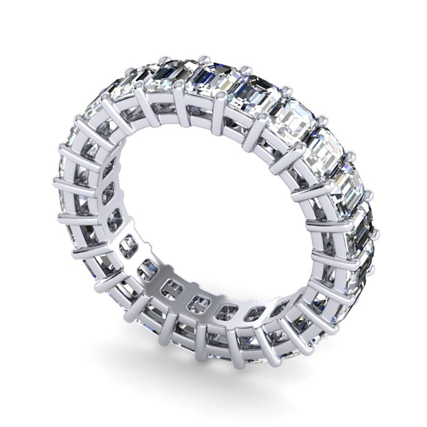 Emerald-cut eternity CAD
